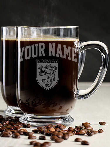 Norwegian Shield : Coffee Mugs - Engraved