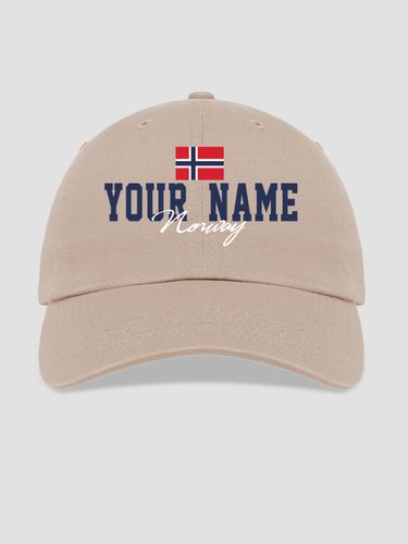 Norwegian Flag : Embroidered Baseball Hats