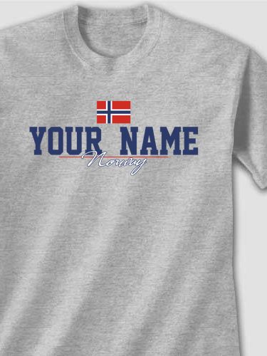 Norwegian Flag : Printed T-Shirts
