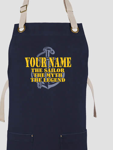 Navy Myth Legend : Printed Canvas Work Aprons