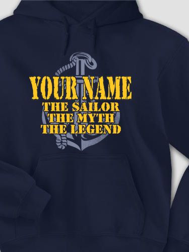 Navy Myth Legend : Printed Hoodies