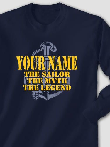 Navy Myth Legend : Printed Long Sleeves