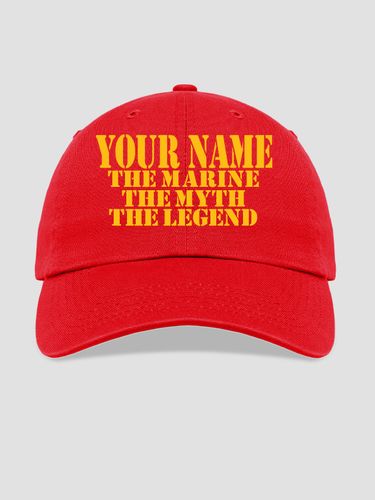 Marines Myth Legend : Embroidered Baseball Hats