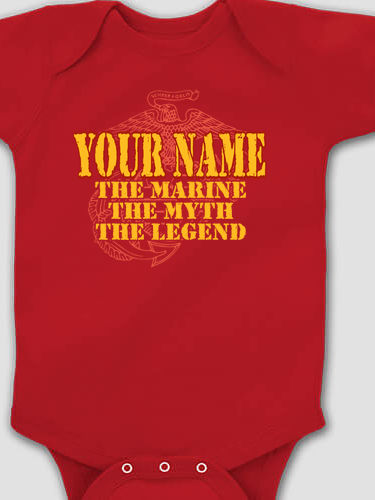 Marines Myth Legend : Printed Baby Bodysuits