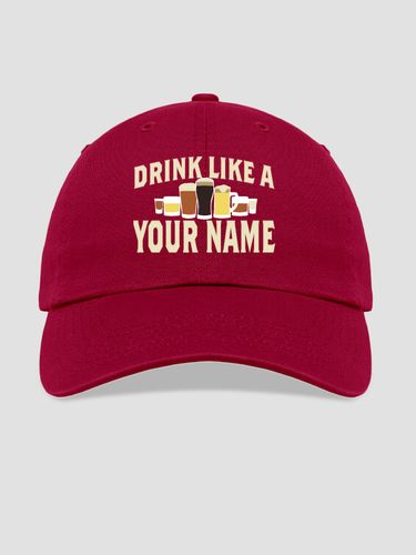 Drink Like A : Embroidered Baseball Hats