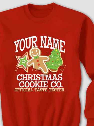 Christmas Cookie Tester : Printed Sweatshirts
