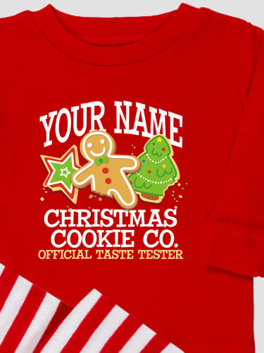 Christmas Cookie Tester : Matching Family Pajamas