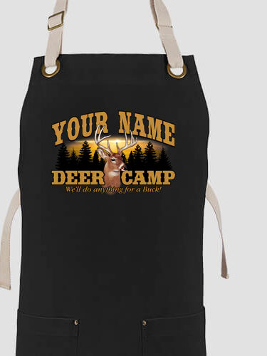 Deer Camp : Printed Canvas Work Aprons