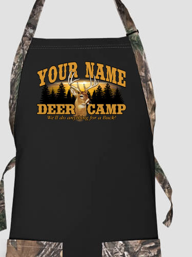 Deer Camp : Printed 2-Tone Aprons