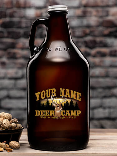 Deer Camp : Beer Growlers - Color Printed