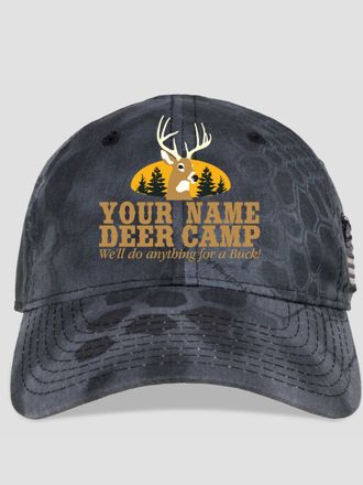 Deer Camp : Embroidered Kryptek Tactical Camo Hats