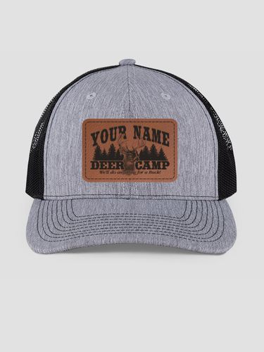 Deer Camp : Structured Trucker Hats with Patch