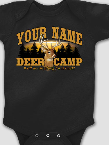 Deer Camp : Printed Baby Bodysuits