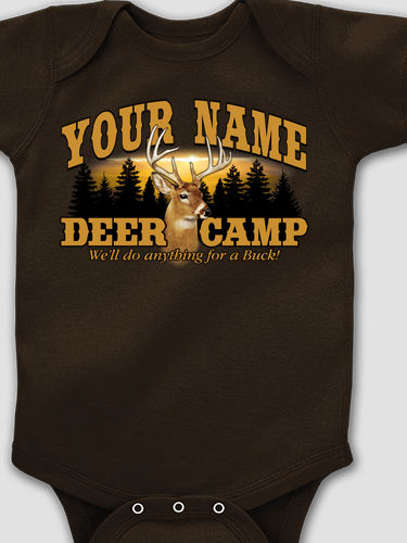 Deer Camp : Printed Baby Bodysuits