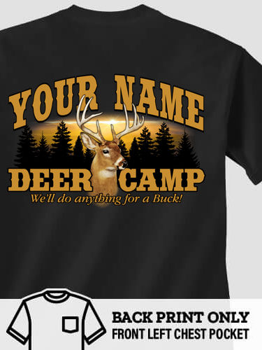 Deer Camp : Printed Pocket T-Shirts