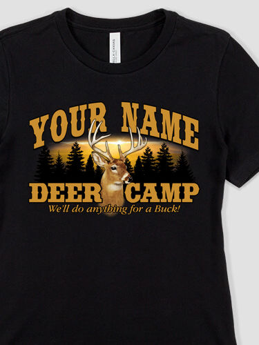 Deer Camp : Premium Ladies T-Shirts