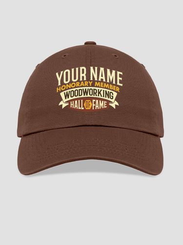Woodworking Hall Of Fame : Embroidered Baseball Hats