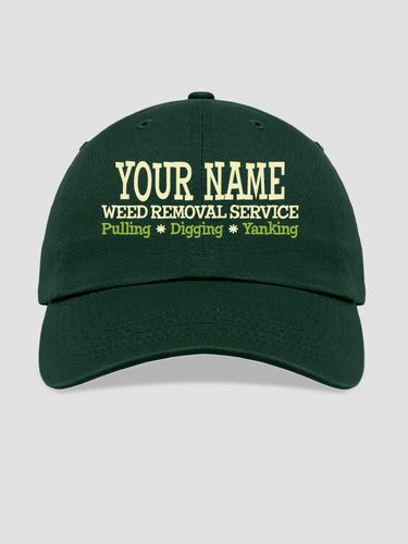 Weed Removal : Embroidered Baseball Hats