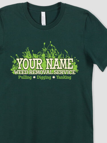 Weed Removal : Premium Printed T-Shirts