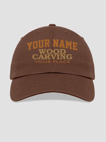 Wood Carving : Embroidered Baseball Hats