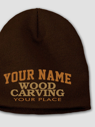 Wood Carving : Embroidered Beanies