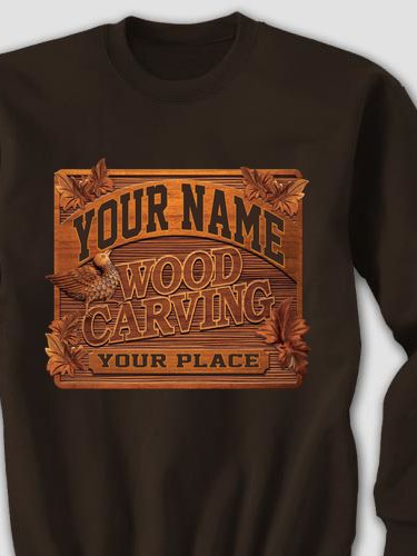 Wood Carving : Printed Sweatshirts