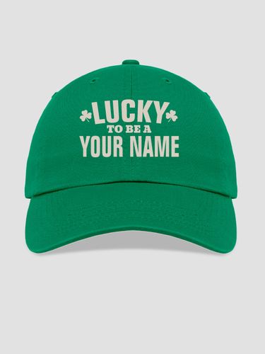 Lucky To Be : Embroidered Baseball Hats