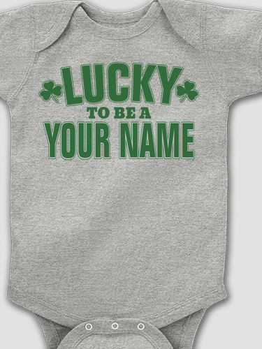 Lucky To Be : Printed Baby Bodysuits