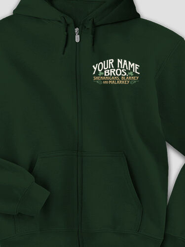 Shenanigans : Embroidered Zip Hoodies
