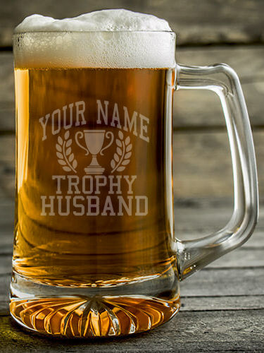 Trophy Husband : Beer Mugs - Engraved