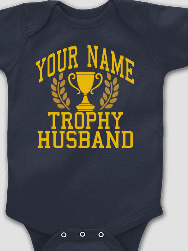 Trophy Husband : Printed Baby Bodysuits