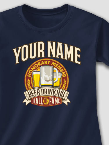 Beer Drinking Hall Of Fame : Printed T-Shirts