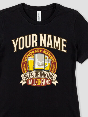Beer Drinking Hall Of Fame : Premium Ladies T-Shirts