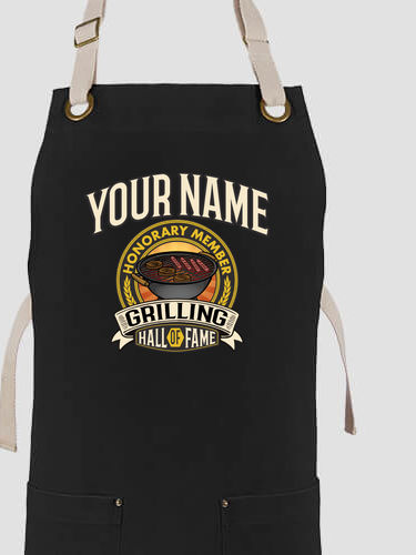 Grilling Hall Of Fame : Printed Canvas Work Aprons