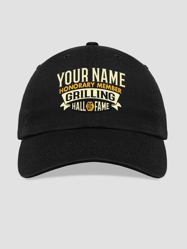 Grilling Hall Of Fame : Embroidered Baseball Hats