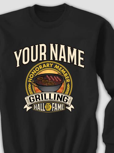 Grilling Hall Of Fame : Printed Sweatshirts