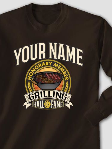 Grilling Hall Of Fame : Printed Long Sleeves