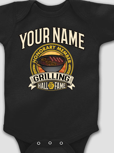 Grilling Hall Of Fame : Printed Baby Bodysuits