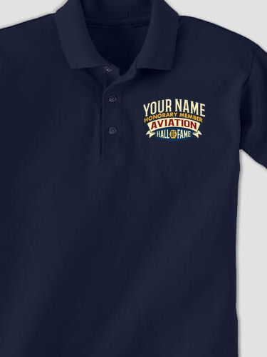 Aviation Hall Of Fame : Embroidered Polo Shirts