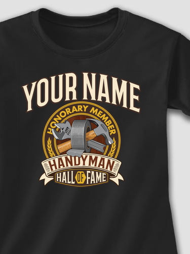 Handyman Hall Of Fame : Adult Ladies Fitted T-Shirt