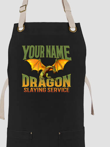 Dragon Slaying : Printed Canvas Work Aprons
