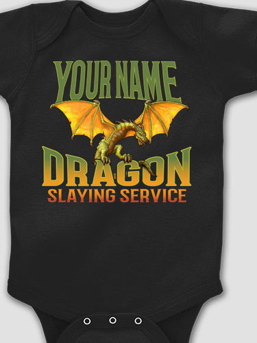 Dragon Slaying : Printed Baby Bodysuits