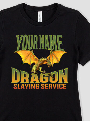 Dragon Slaying : Premium Ladies T-Shirts