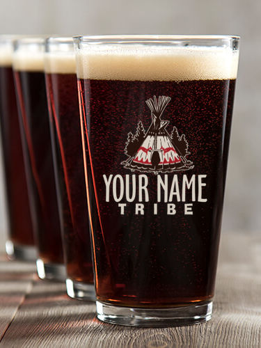 Family Tribe : Pint Glasses - Color Printed