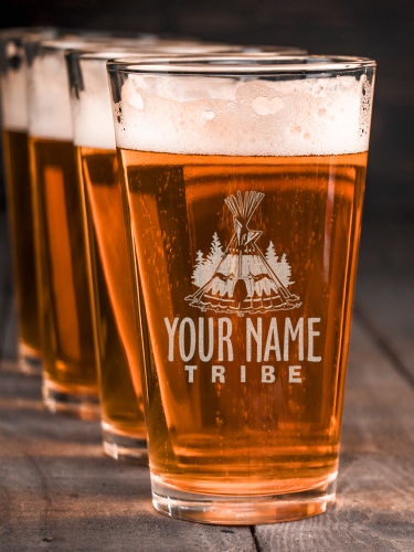 Family Tribe : Pint Glasses - Engraved