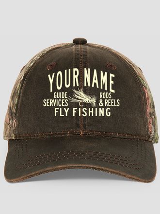 Fly Fishing Guide : Embroidered 2-Tone Camo Hats