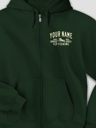 Fly Fishing Guide : Embroidered Zip Hoodies