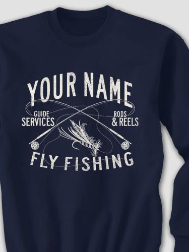 Fly Fishing Guide : Printed Sweatshirts