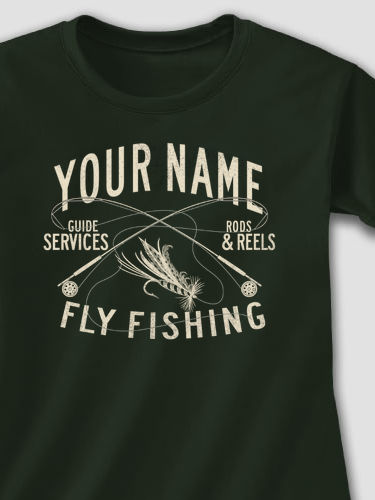 Fly Fishing Guide : Adult Ladies Fitted T-Shirt