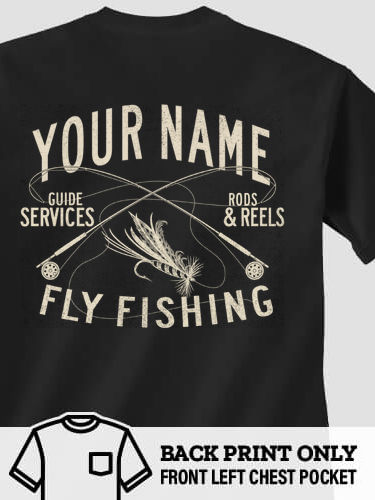 Fly Fishing Guide : Printed Pocket T-Shirts